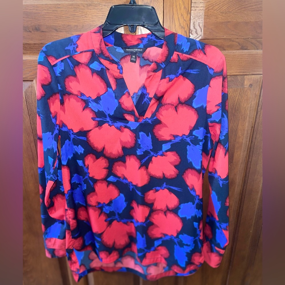 NWOT Banana Republic Floral Tunic